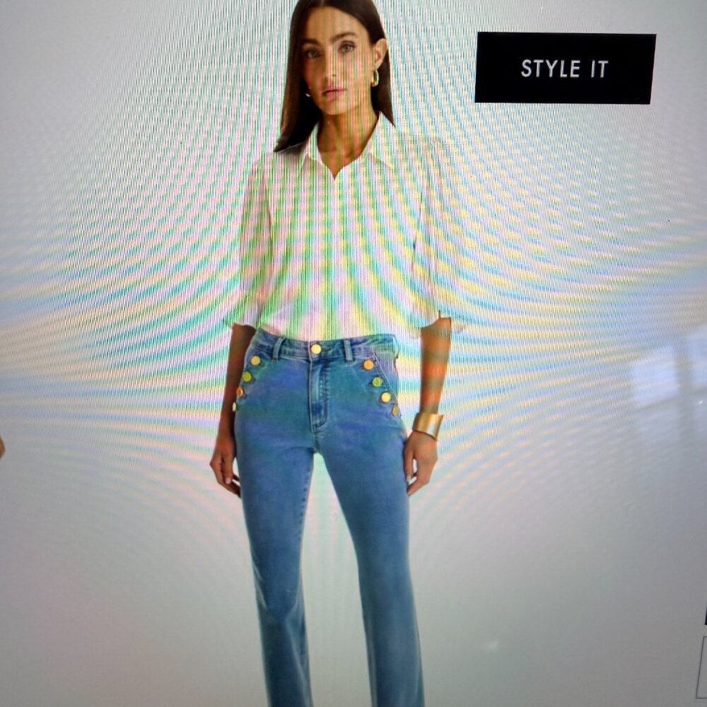 NOLI ~ Allegra Bootcut Jean - Medium Blue SIZE 30 - Picture 3 of 7